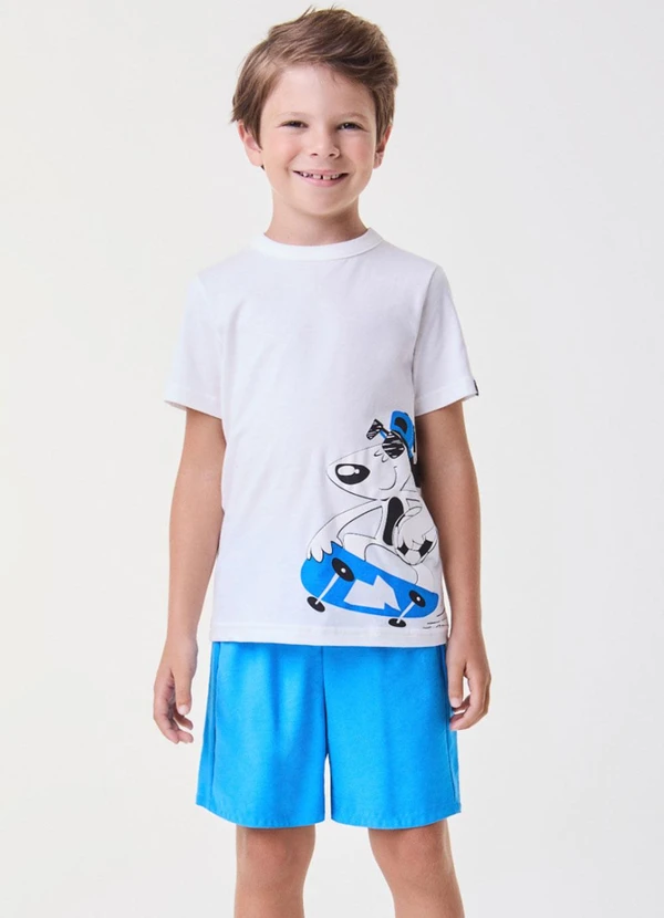 Bimbi - Conjunto Azul com Dog Skatista Azul 1