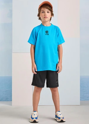 Youccie - Conjunto Azul com Estampa Azul - YOUCCIE