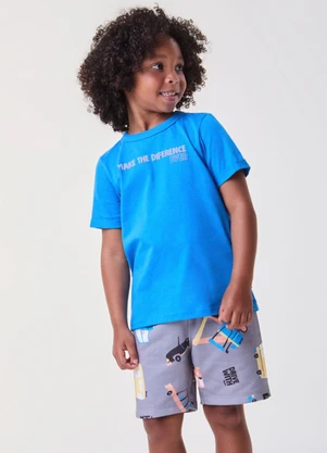 Bimbi - Conjunto Azul com Estampa de Carros Azul - BIMBI