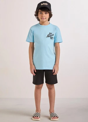 Youccie - Conjunto Azul com Estampa Los Angeles Azul - YOUCCIE