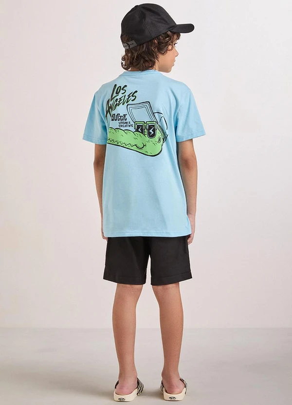 Youccie - Conjunto Azul com Estampa Los Angeles Azul 2