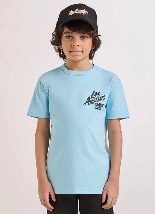 Youccie - Conjunto Azul com Estampa Los Angeles Azul 3