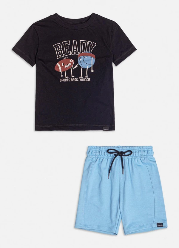 Youccie - Conjunto Azul com Estampa Sports Azul 6