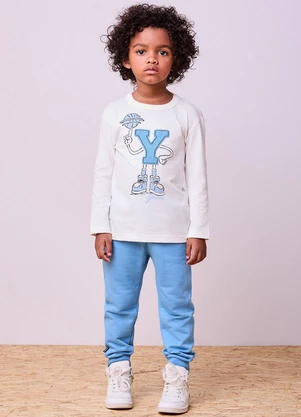 Conjunto Azul com Estampa Youccie (Azul) - YOUCCIE