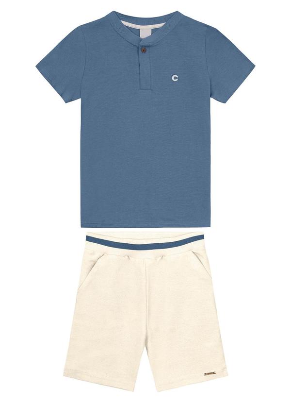 Carinhoso - Conjunto Azul Comfort com Bordado Menino 2