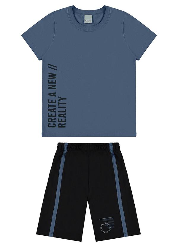Malwee Kids - Conjunto Azul Create a New Reality Menino