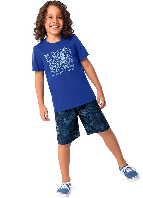 Malwee Kids - Conjunto Azul Escuro Enjoy Your Day Menino