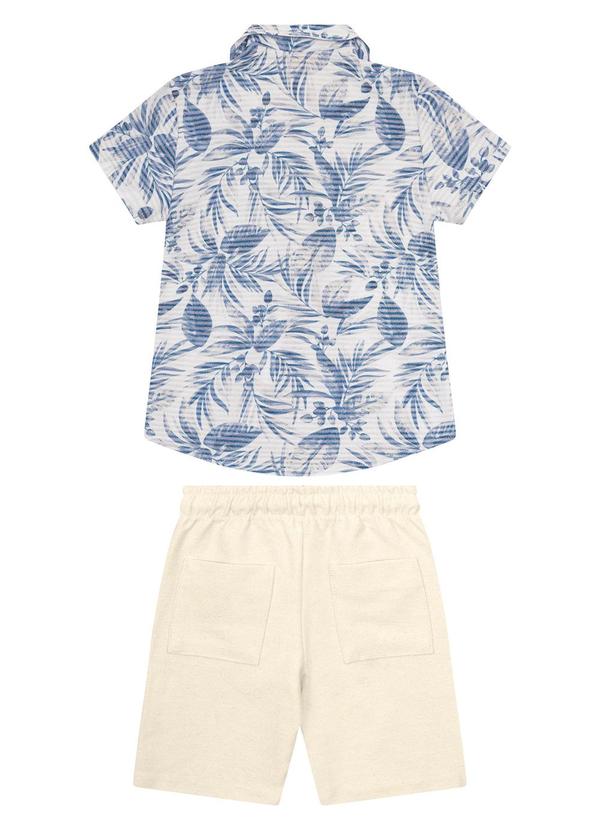 Carinhoso - Conjunto Azul Folhagens Comfort Menino 3