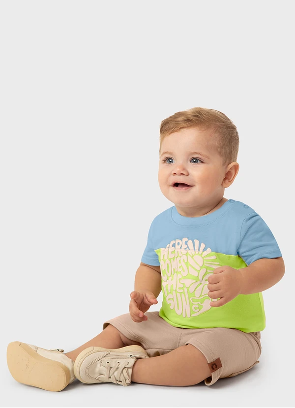 Carinhoso - Conjunto Azul Here Comes The Sun Menino