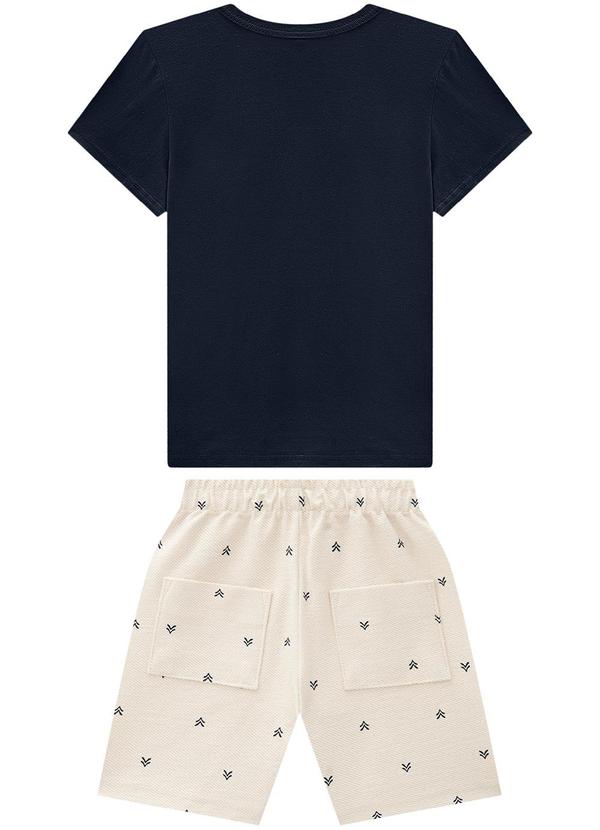 Carinhoso - Conjunto Azul Marinho Authentic em Moletom 2