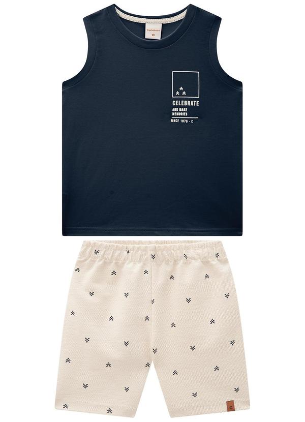 Carinhoso - Conjunto Azul Marinho Celebrate Menino