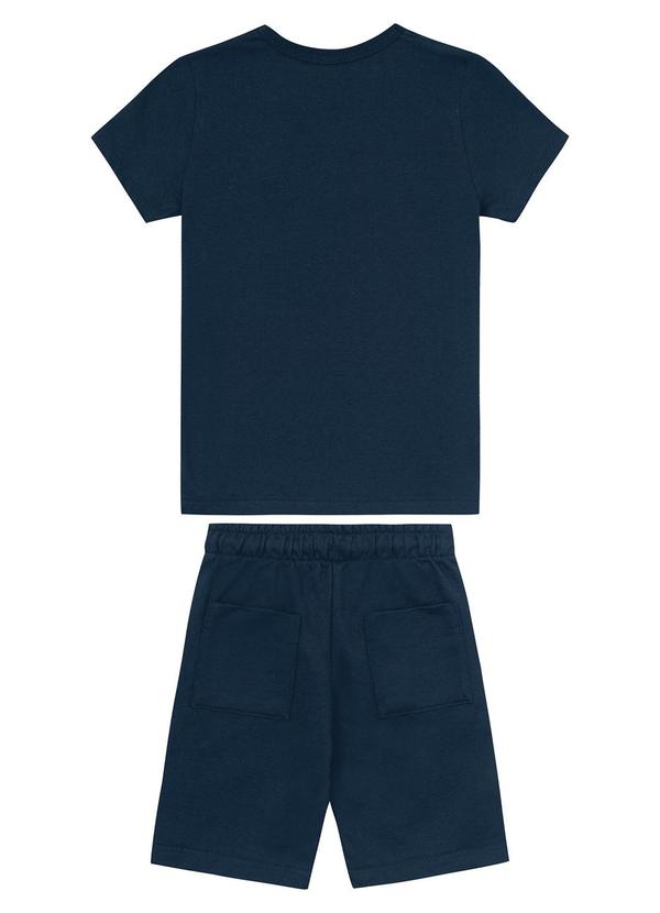 Carinhoso - Conjunto Azul Marinho Comfort em Moletom Menino 3