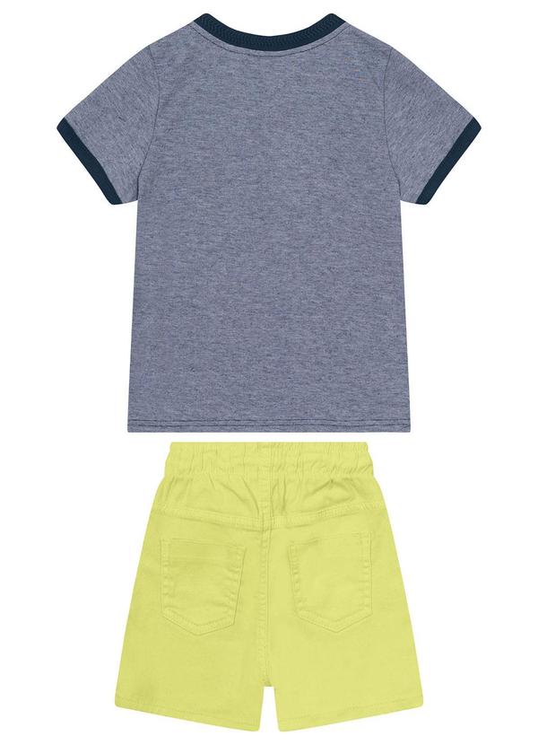 Carinhoso - Conjunto Azul Marinho Comfort em Sarja Menino 2