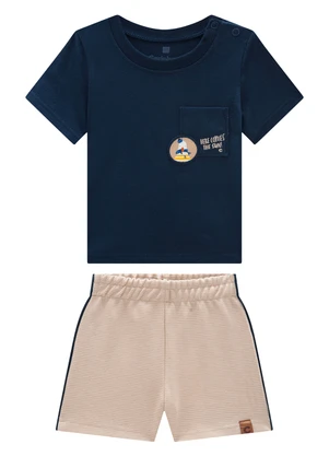 Carinhoso - Conjunto Azul Marinho Comfort Menino - CARINHOSO