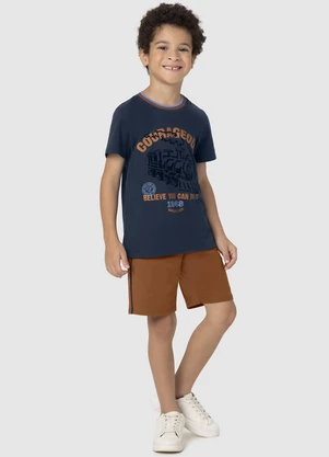 Malwee Kids - Conjunto Azul Marinho Courageous com Moletom - MALWEE KIDS