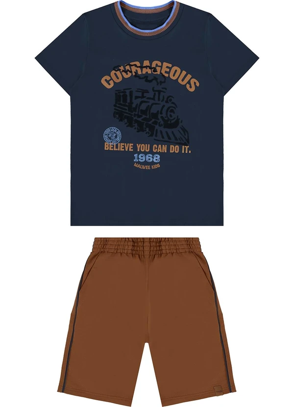 Malwee Kids - Conjunto Azul Marinho Courageous com Moletom 2