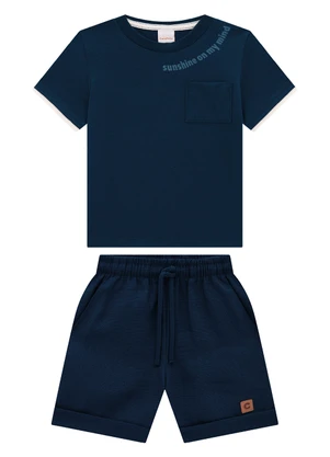 Carinhoso - Conjunto Azul Marinho Menino - CARINHOSO