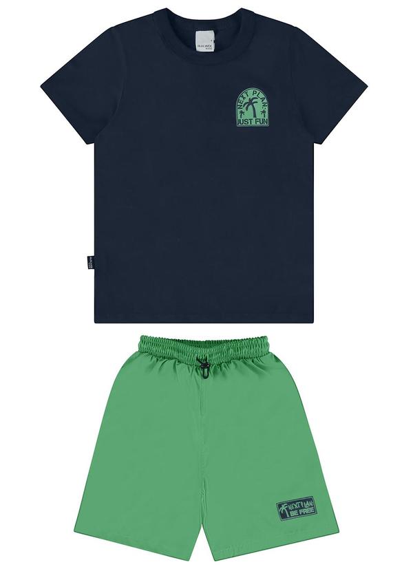 Malwee Kids - Conjunto Azul Marinho Next Plan Menino