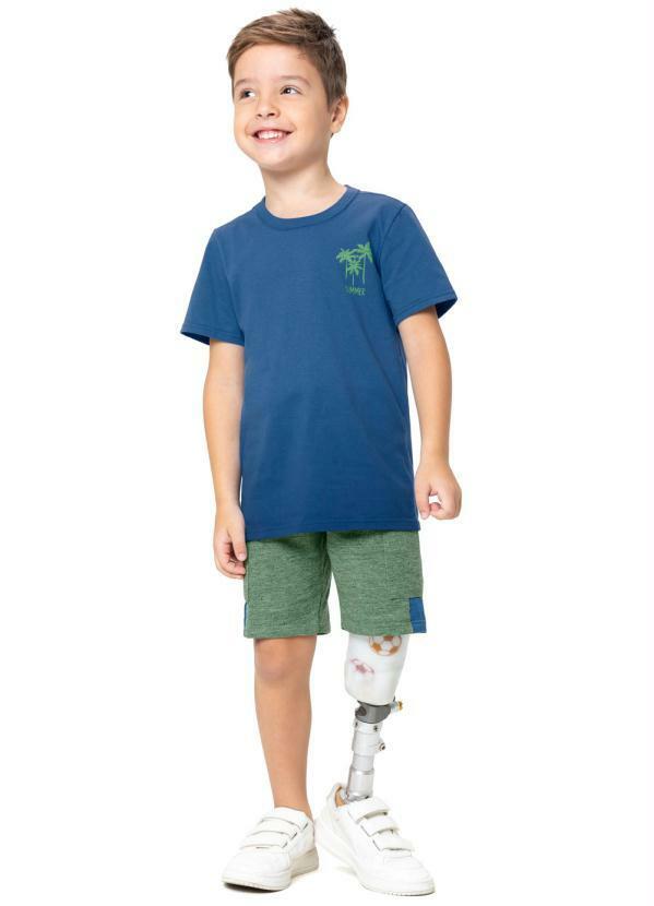 Malwee Kids - Conjunto Azul Summer Menino