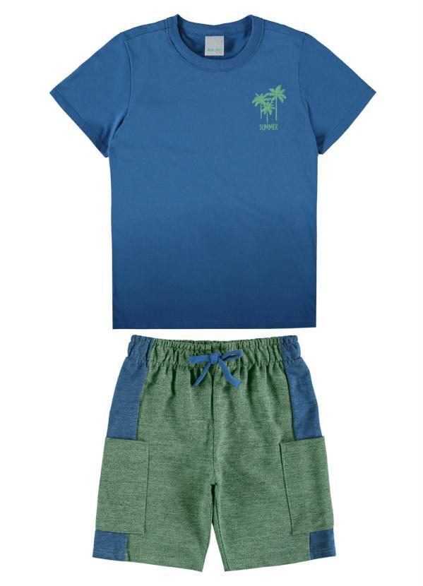Malwee Kids - Conjunto Azul Summer Menino 2