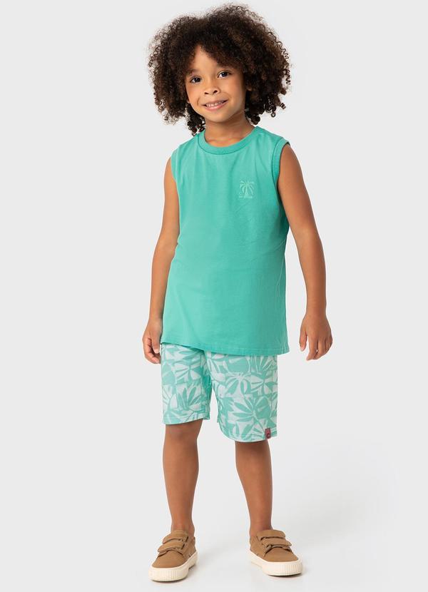 Carinhoso - Conjunto Azul Turquesa Comfort Tropical