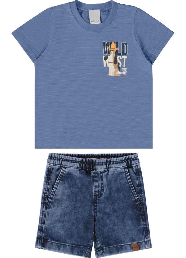 Malwee Kids - Conjunto Azul Wild West Menino