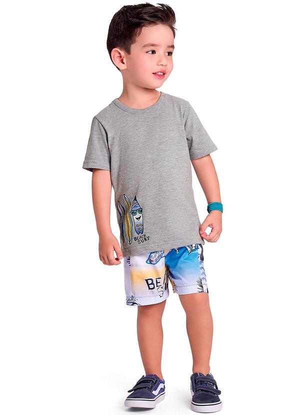 Alenice - Conjunto Beach Surf Meninos Cinza