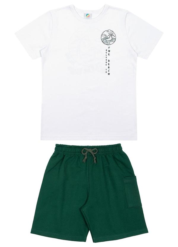 Alenice - Conjunto Beach Trip Meninos Branco