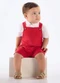 Up Baby - Conjunto Bebê Body e Jardineira Vermelho - variação: Vermelho