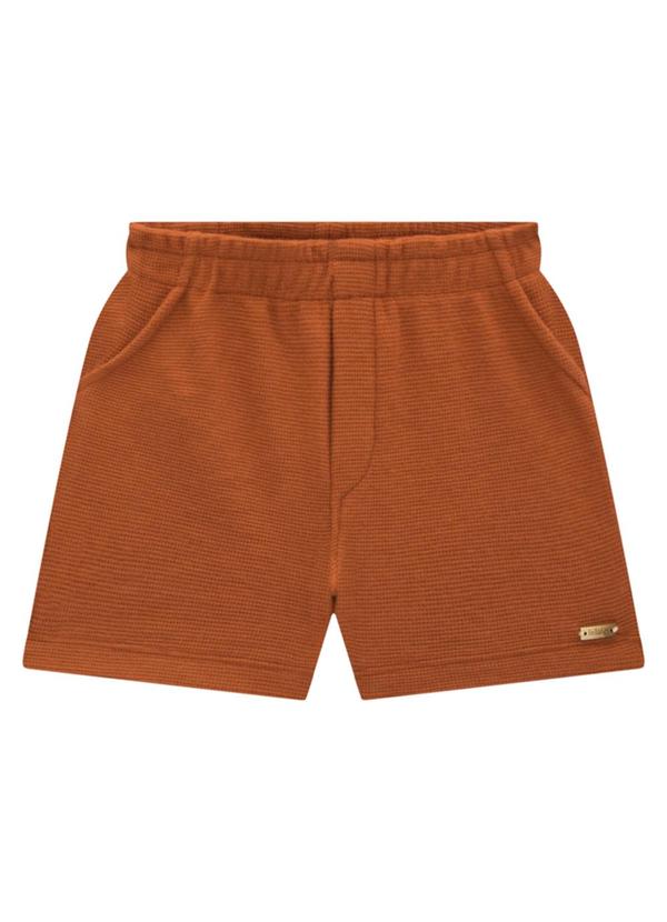 Ioluig - Conjunto Bebê Camiseta e Bermuda Best Day Bege 4