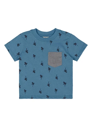 Quimby - Conjunto Bebê Camiseta e Bermuda Azul - QUIMBY