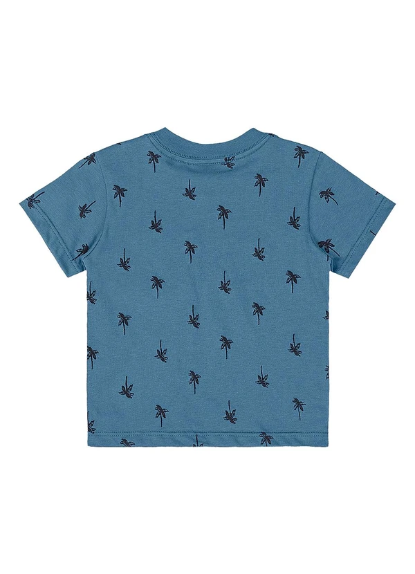 Quimby - Conjunto Bebê Camiseta e Bermuda Azul 3