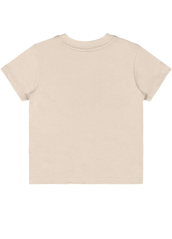 Quimby - Conjunto Bebê Camiseta e Bermuda Quimby Bege 5