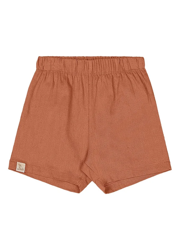 Quimby - Conjunto Bebê Camiseta e Bermuda Quimby Branco 5