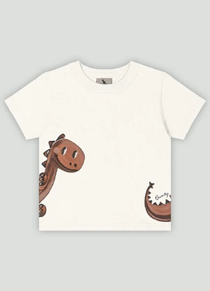 Conjunto Bebê Camiseta e Bermuda Quimby Branco - QUIMBY