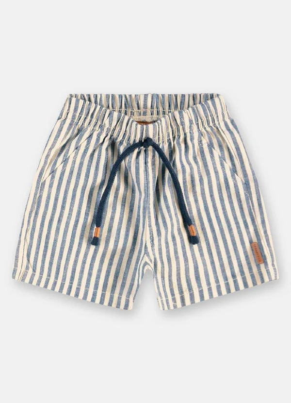 Up Baby - Conjunto Bebê Camiseta e Bermuda Azul 4