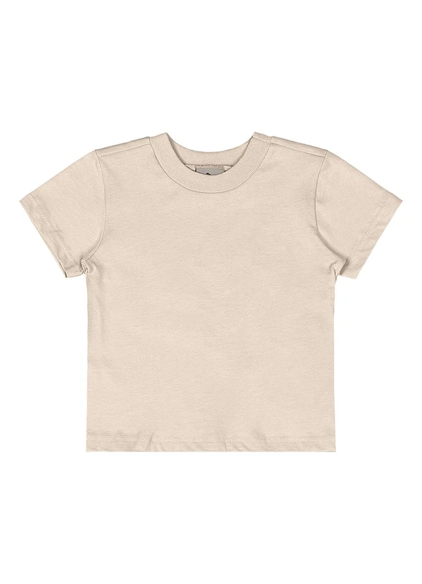 Quimby - Conjunto Bebê Camiseta e Jardineira Bege 3