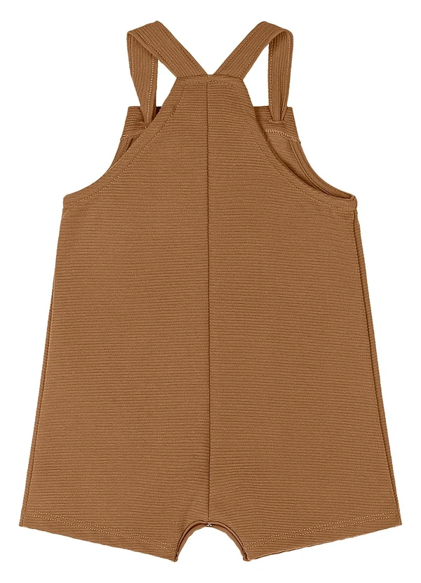 Quimby - Conjunto Bebê Camiseta e Jardineira Bege 6