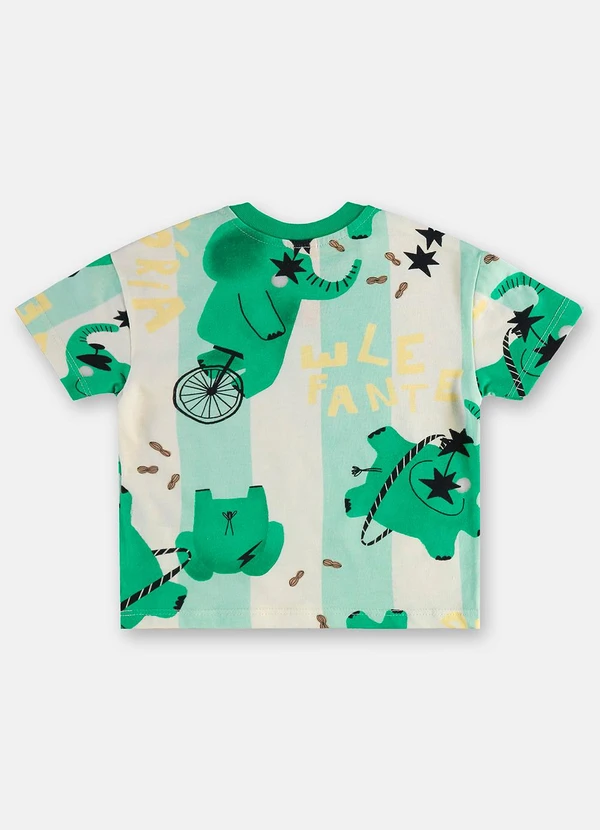 Três e Já - Conjunto Bebê Camiseta e Short Branco 6