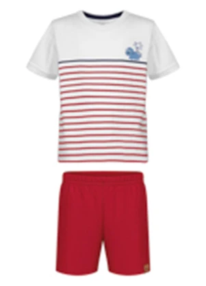 Alakazoo - Conjunto Bebê com Bermuda e Camiseta Vermelho - ALAKAZOO