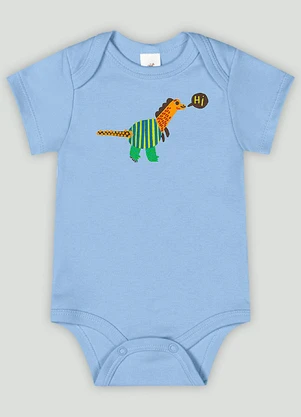 Conjunto Bebê com Body e Shorts Up Baby Azul - UP BABY