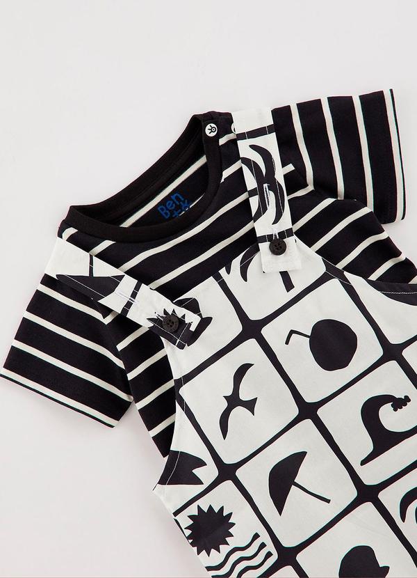 Bento - Conjunto Bebe Ladrilho Estampado 2