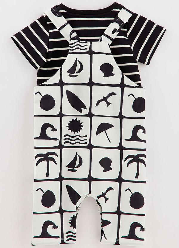 Bento - Conjunto Bebe Ladrilho Estampado 3