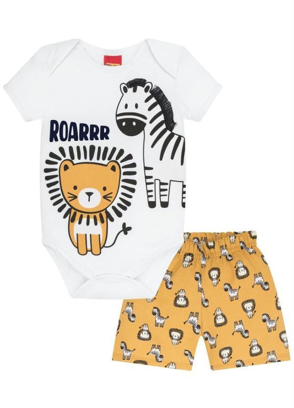 Kyly - Conjunto Bebê Masculino Branco