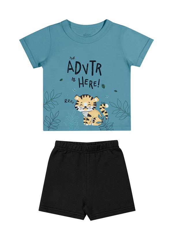 Elian - Conjunto Bebê Menino Aventura Elian Azul