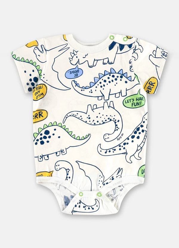 Up Baby - Conjunto Bebê Menino Body e Bermuda Branco 3