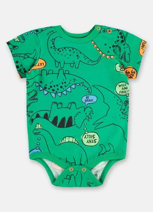 Up Baby - Conjunto Bebê Menino Body e Bermuda Verde - UP BABY