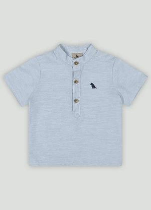Conjunto Bebê Menino Camisa e Bermuda Quimby Azul - QUIMBY