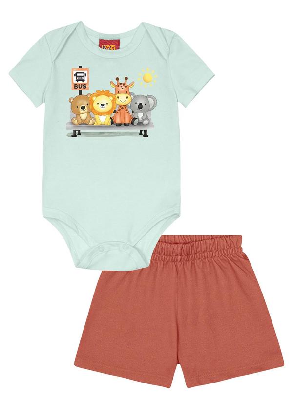 Kyly - Conjunto Bebê Menino de Bichinhos Verde 2