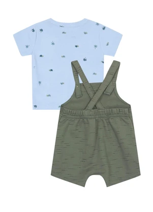 Brandili - Conjunto Bebê Menino de Tartaruga Azul - BRANDILI
